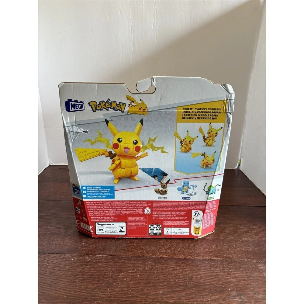 Mega Construx Pokemon Pikachu Figure Building‎ Set New